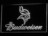 Minnesota Vikings Budweiser LED Sign - White - TheLedHeroes