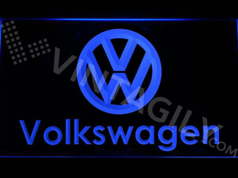 Volkswagen LED Neon Sign USB - Blue - TheLedHeroes