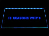 FREE 13 Reasons Why LED Sign - Blue - TheLedHeroes