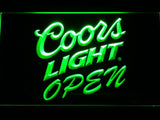 Coors Light Open LED Neon Sign Electrical -  - TheLedHeroes