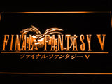 Final Fantasy V LED Neon Sign USB - Orange - TheLedHeroes