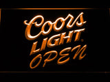 Coors Light Open LED Neon Sign USB -  - TheLedHeroes