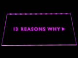 FREE 13 Reasons Why LED Sign - Purple - TheLedHeroes