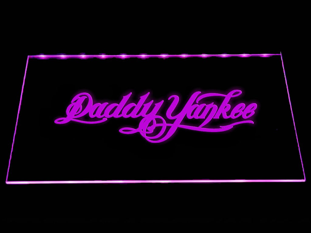 Daddy Yankee LED Neon Sign Electrical - Purple - TheLedHeroes
