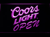 Coors Light Open LED Neon Sign Electrical -  - TheLedHeroes