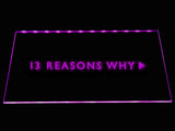 13 Reasons Why LED Neon Sign USB - Purple - TheLedHeroes