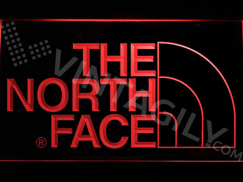 The North Face LED Sign - Red - TheLedHeroes