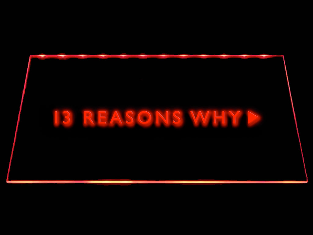 FREE 13 Reasons Why LED Sign - Red - TheLedHeroes