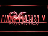 Final Fantasy V LED Neon Sign USB - Red - TheLedHeroes