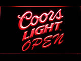 Coors Light Open LED Neon Sign USB -  - TheLedHeroes
