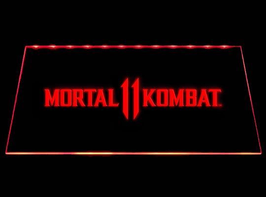Mortal Kombat LED Sign - Red - TheLedHeroes