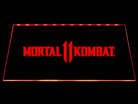 Mortal Kombat LED Sign - Red - TheLedHeroes