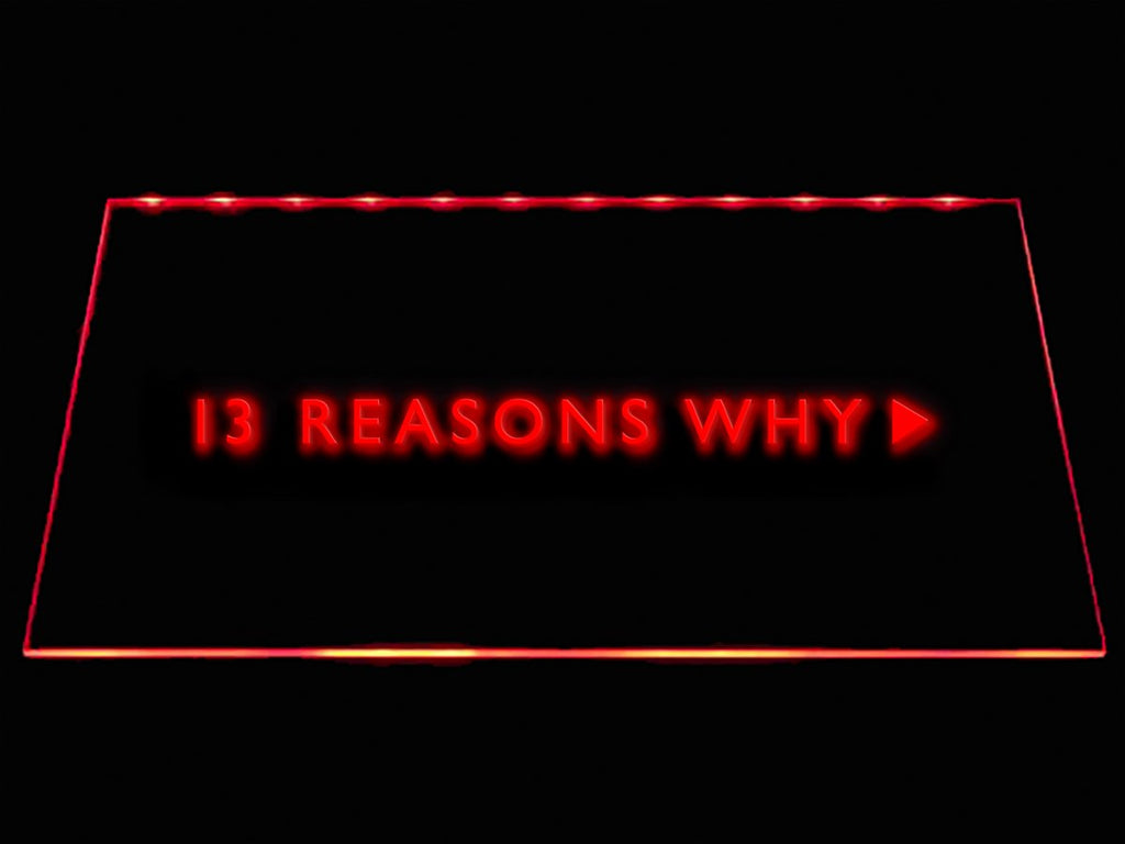 13 Reasons Why LED Neon Sign USB - Red - TheLedHeroes