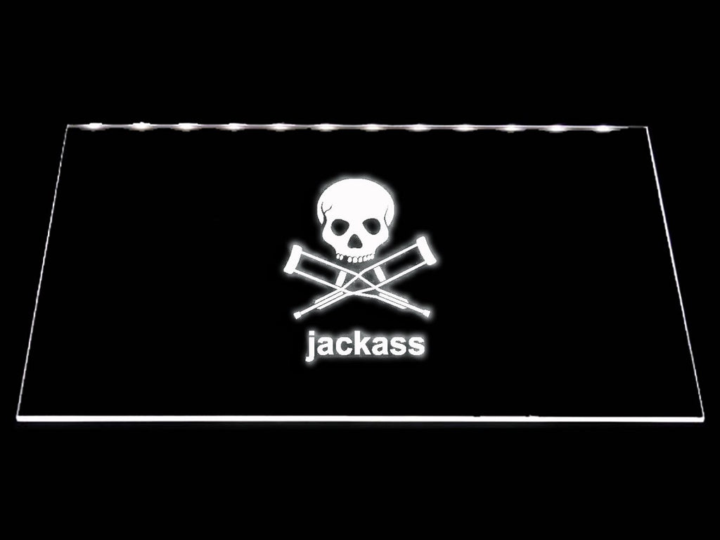 Jackass LED Neon Sign USB - White - TheLedHeroes