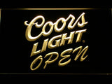 Coors Light Open LED Neon Sign Electrical -  - TheLedHeroes