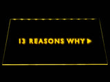 FREE 13 Reasons Why LED Sign - Yellow - TheLedHeroes