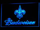 FREE New Orleans Saints Budweiser LED Sign - Blue - TheLedHeroes