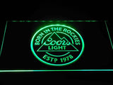 Coors Light (2) LED Neon Sign Electrical - Green - TheLedHeroes