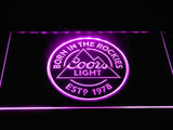 Coors Light (2) LED Neon Sign USB - Purple - TheLedHeroes