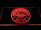 Coors Light (2) LED Neon Sign USB - Red - TheLedHeroes