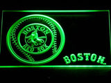 Boston Red Sox (2) LED Neon Sign USB - Green - TheLedHeroes