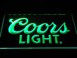 Coors Light (3) LED Neon Sign USB - Green - TheLedHeroes