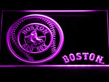 Boston Red Sox (2) LED Neon Sign USB - Purple - TheLedHeroes