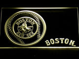 Boston Red Sox (2) LED Neon Sign Electrical - Yellow - TheLedHeroes