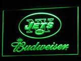 New York Jets Budweiser LED Sign - Green - TheLedHeroes