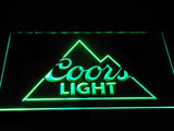 FREE Coors Light (4) LED Sign - Green - TheLedHeroes