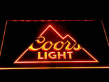 Coors Light (4) LED Neon Sign USB - Orange - TheLedHeroes