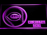 Cincinnati Reds (2) LED Neon Sign Electrical - Purple - TheLedHeroes