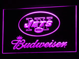 New York Jets Budweiser LED Sign - Purple - TheLedHeroes