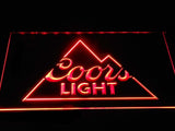 Coors Light (4) LED Neon Sign USB - Red - TheLedHeroes