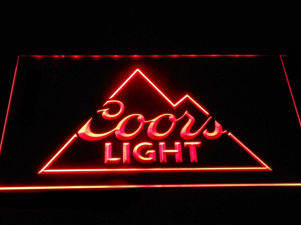 FREE Coors Light (4) LED Sign - Red - TheLedHeroes