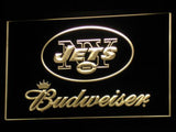 New York Jets Budweiser LED Sign - Yellow - TheLedHeroes