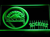 Colorado Rockies (2) LED Neon Sign USB - Green - TheLedHeroes