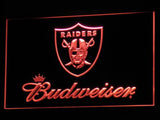 FREE Oakland Raiders Budweiser LED Sign - Red - TheLedHeroes