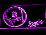 Kansas City Royals (3) LED Neon Sign Electrical - Purple - TheLedHeroes