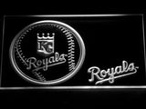 Kansas City Royals (3) LED Neon Sign USB - White - TheLedHeroes