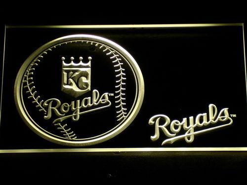 Kansas City Royals (3) LED Neon Sign Electrical - Yellow - TheLedHeroes