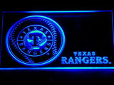 Texas Rangers (2) LED Neon Sign USB - Blue - TheLedHeroes