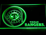 FREE Texas Rangers (2) LED Sign - Green - TheLedHeroes