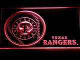 Texas Rangers (2) LED Neon Sign USB - Red - TheLedHeroes