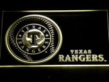 Texas Rangers (2) LED Neon Sign Electrical - Yellow - TheLedHeroes