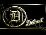 Detroit Tigers Baseball LED Sign - Yellow - TheLedHeroes