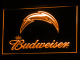San Diego Chargers Budweiser LED Sign - Orange - TheLedHeroes