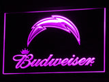 San Diego Chargers Budweiser LED Sign - Purple - TheLedHeroes