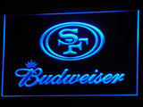 San Francisco 49ers Budweiser LED Neon Sign Electrical -  - TheLedHeroes