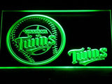 Minnesota Twins (2) LED Neon Sign Electrical - Green - TheLedHeroes